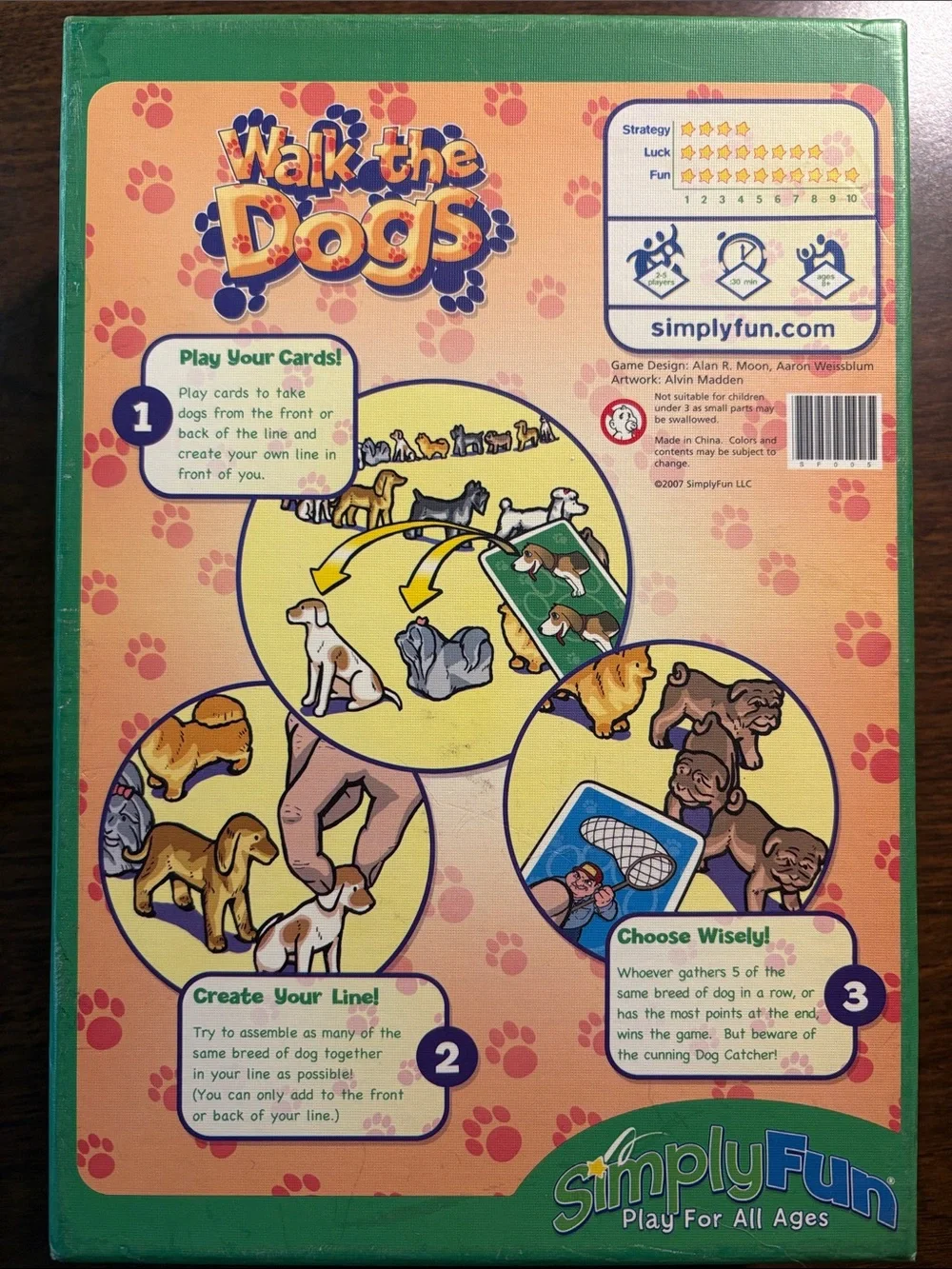 Walk the Dogs Family Game - Green